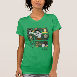 T-shirt Grille de variables Loki