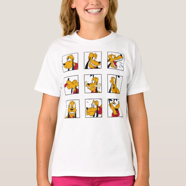 T-shirt Grille d'expression de Pluton (Devant)