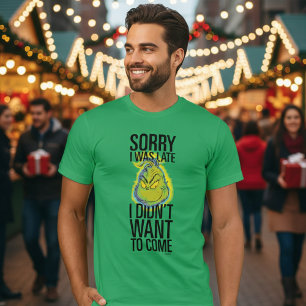 T-shirt Grille   Drôle Désolé d'avoir été en retard Je ne 