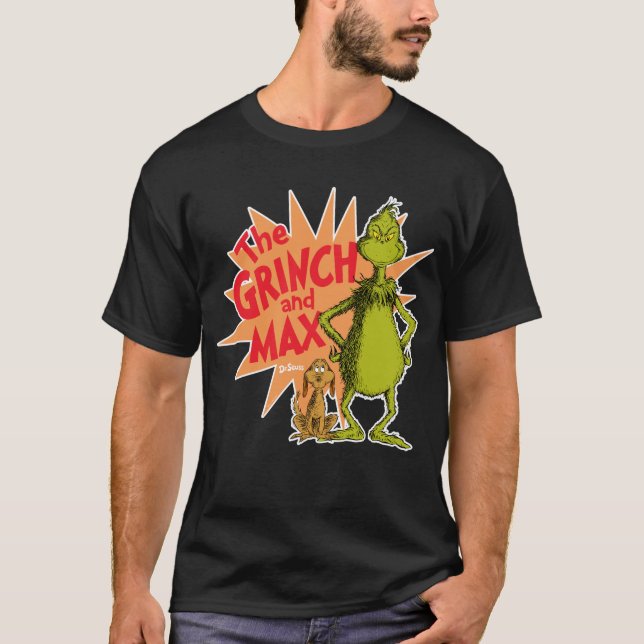 T-shirt Grille | Grinch & Max Starburst (Devant)