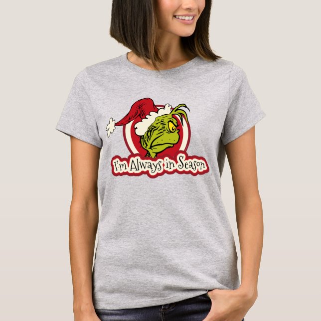 T-shirt Grille | Je suis toujours en saison (Devant)
