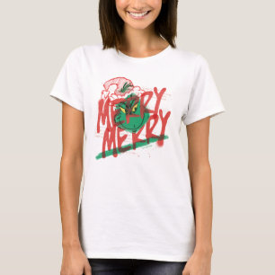 T-shirt Grille   Joyeux Joyeux Grunge Graphique