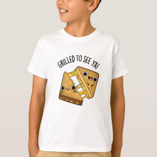 T-shirt Grillé Pour Voir Ya Funny Puns De Nourriture