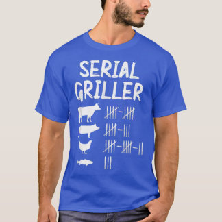 T-shirt Griller Série Cow Cog Poulet Et Poisson Pitmaster