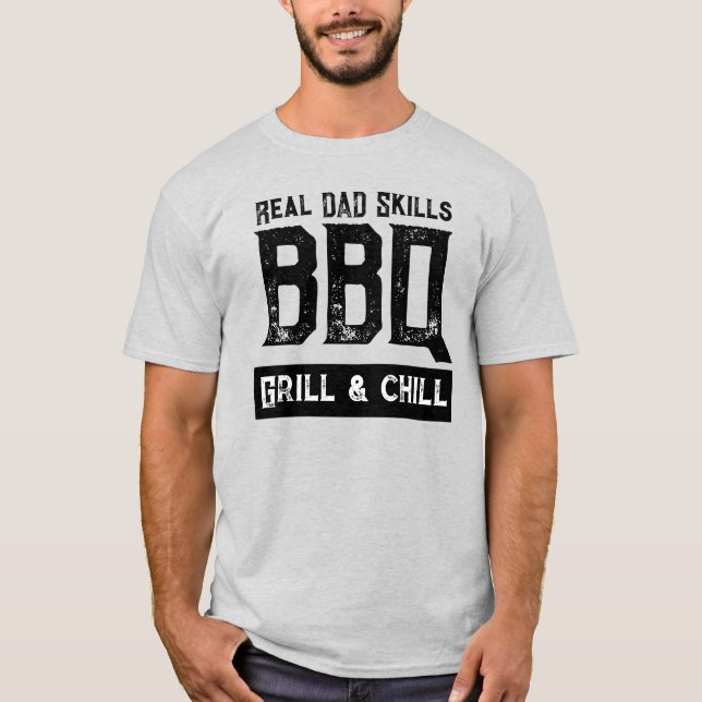 T-shirt Grillmaster dad cool funny (Devant)