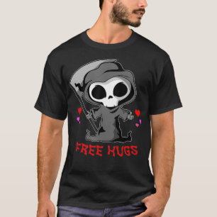 T-shirt Grim Reaper Death Free Hugs Easy Funny Halloween