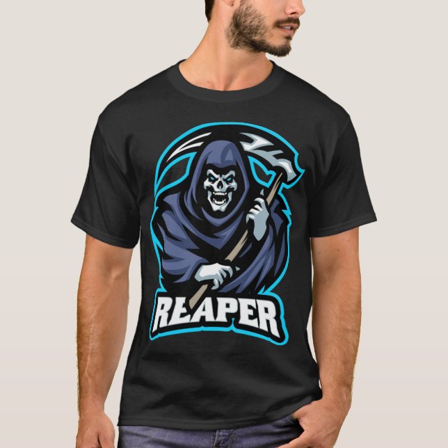 T-shirt Grimace Reaper anniversaire Grimace présente aérod (Devant)