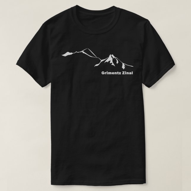 T-shirt Grimentz Zinal Suisse (Design devant)