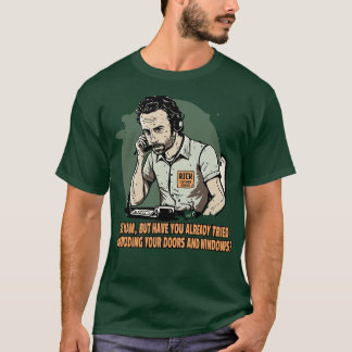 T-shirt Grimes Rick Agent du service à la clientèle récemm
