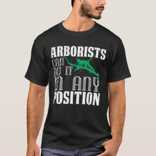 T-shirt Grimpeur des arboristes Arboriculteur bûcheron