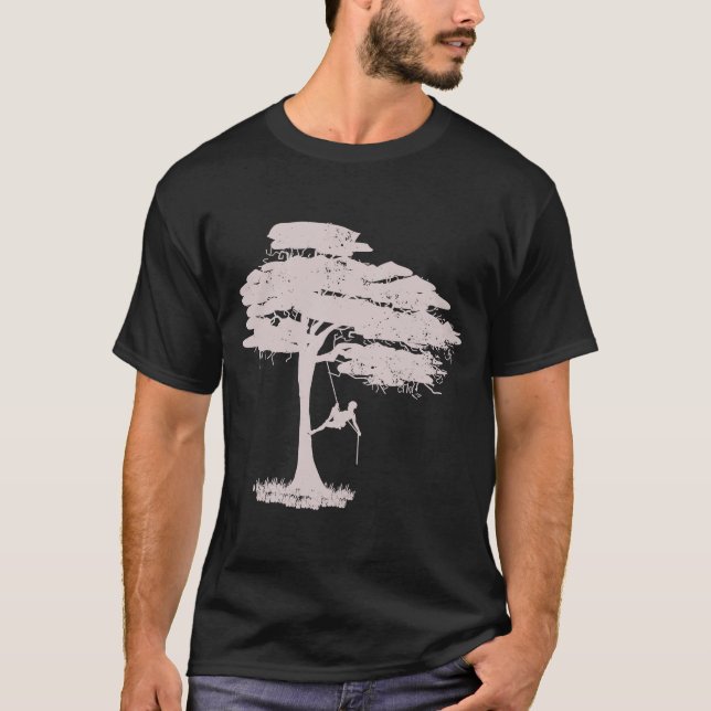 T-shirt Grimpeurs d'arbres arboristes (Devant)