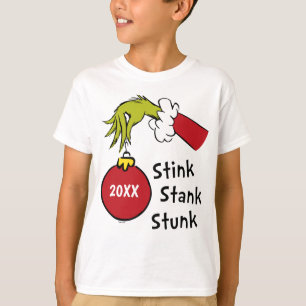 T-shirt Grinch Ça pue, ça puait, ça a pué