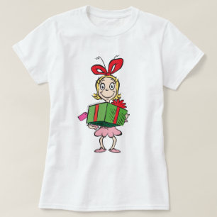 T-shirt Grinch Cindy-Lou Who - Tenant un Cadeau