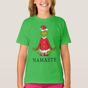 T-shirt Grinch Namasté le Père Noël