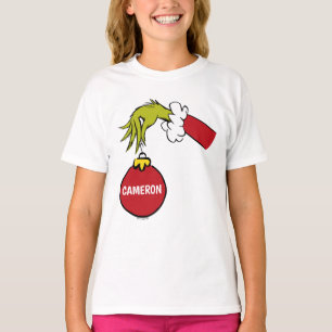 T-shirt Grinch Nom personnalisé