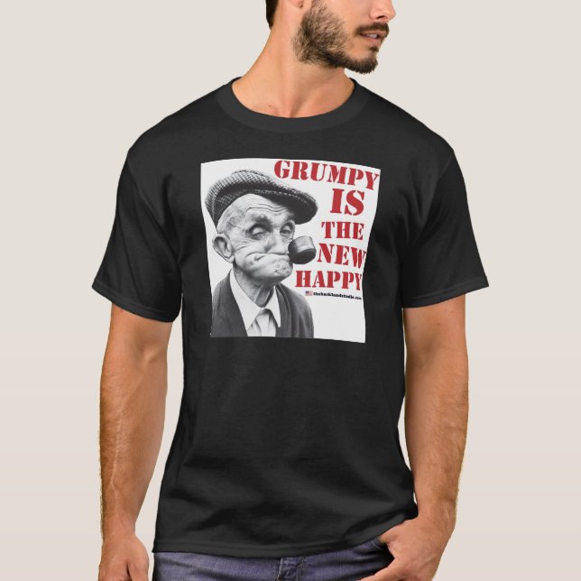 T-shirt Grincheux est le nouvel heureux (Devant)