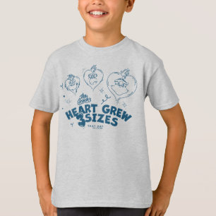 T-shirt Grinch's Heart Grew 3 Tailles