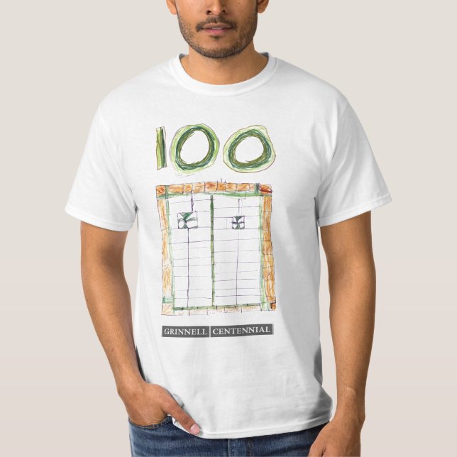 T-shirt Grinnell à 100, #7 (Devant)