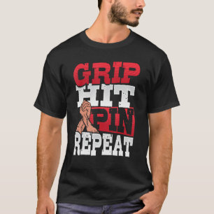 T-shirt Grip Hit Pin Répétez Arm Wrestler 1