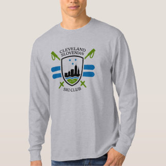T-shirt gris à manches longues pour hommes CSSC
