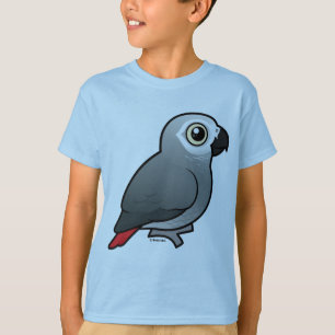 T-shirt Gris africain du Congo