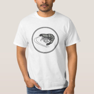 T-shirt Gris - Collection de crabes de poisson