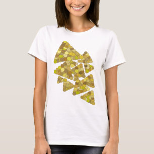 T-shirt Gris Cool GOLDEN TREE Design Gras
