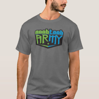T-shirt Gris d'armée de Noobtoob