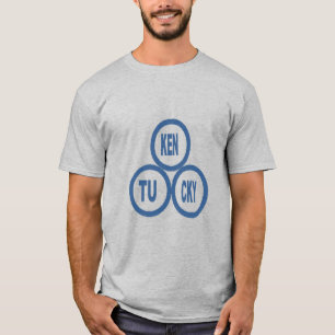 T-shirt gris de base pour hommes KENTUCKY