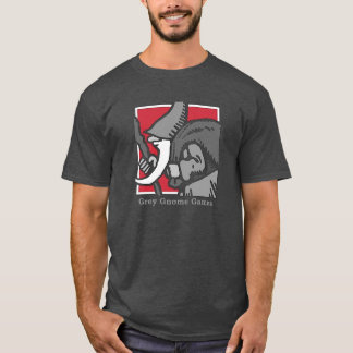 T-shirt gris de jeux de gnome