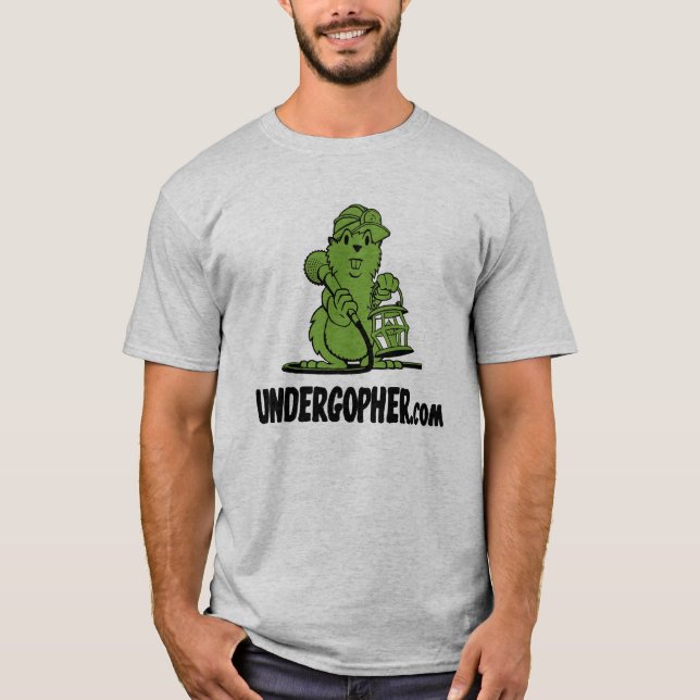 T-shirt Gris d'Undergopher (Devant)