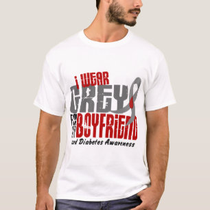 T-shirt GRIS d'USAGE du diabète I POUR MON AMI 6,2