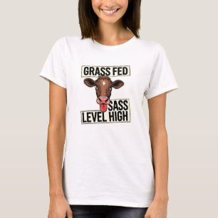 T-shirt Gris Fed Niveau Sass élevé