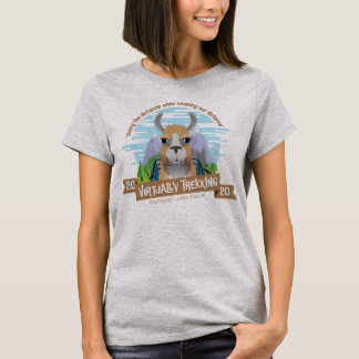 T-shirt gris féminin de Virtual Trek