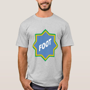 T-shirt gris homme  FOOT  BRAZIL