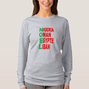T-shirt gris manches longues femmes NOEL TOURISME