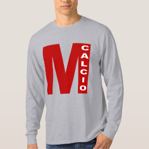 T-shirt gris manches longues MILANO CALCIO