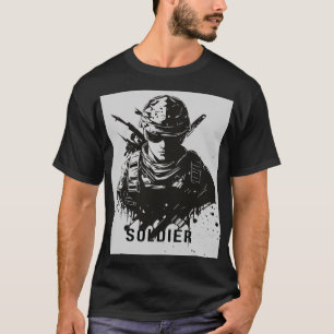 T-shirt gris noir 👕