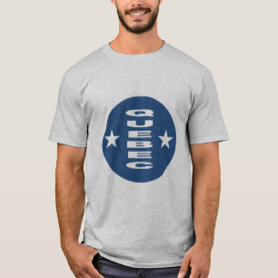 T-shirt gris QUÉBEC pour hommes