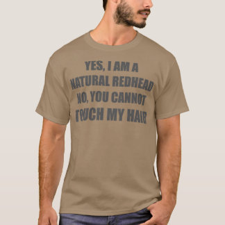 T-shirt Gris rouge naturel