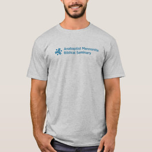 T-shirt grise pour hommes avec grand logo AMBS