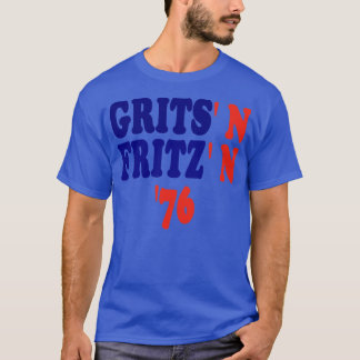 T-shirt Grits N Fritz Jimmy ter Et Walter Mondale Campagne