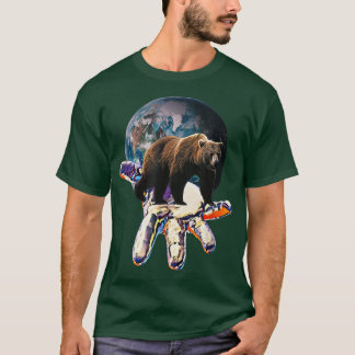 T-shirt Grizzli Ours Grizzlis Predator Ours Motif Forêt