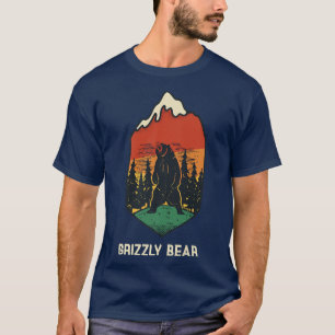 T-shirt Grizzly Bear Tee Yellowstone National Park Premium