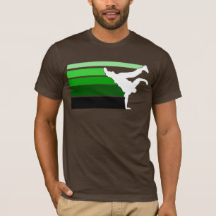 T-shirt Grn de gradient de BBOY blanc