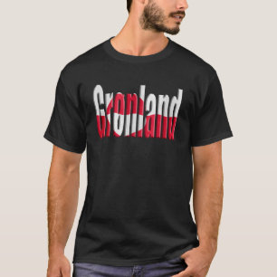 T-shirt Groenland avec le drapeau du Groenland