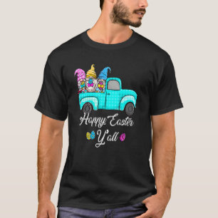 T-shirt Grognomes mignons avec oreilles de lapin Chasse au