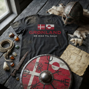 T-shirt Grønland Er Ikke Til Greenland Danemark 