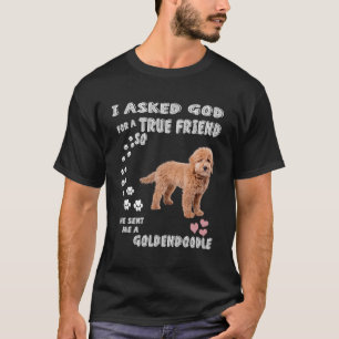 T-shirt Groodle Chien Maman Doodle Papa Mini Goldendoodle