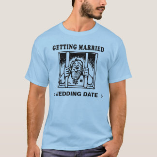 T-shirt Groom (Ajouter la date du Mariage)